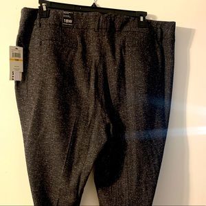 NWT Amanda + Chelsea contemporary fit narrow leg washable stretch 18W pants